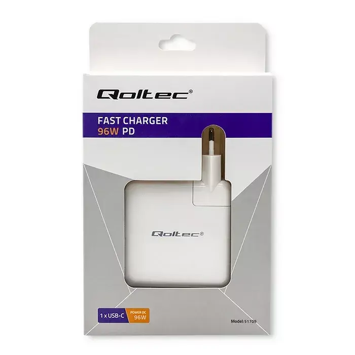 Зарядное устройство QOLTEC 51709 — 96 Вт USB‑C PD Photo 5