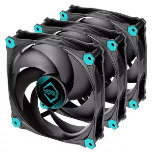 Fan Iceberg Thermal IceGALE Silent PWM 12 cm Black 3 pc(s)
