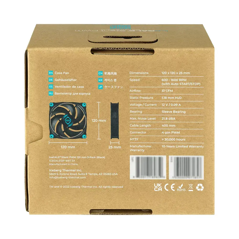Вентилятор Iceberg Thermal IceGALE Silent PWM Photo 5