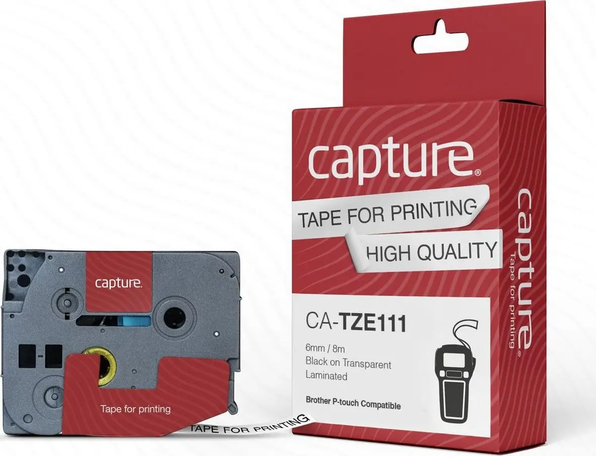 Capture CA-TZE111 Label Tape Photo 3