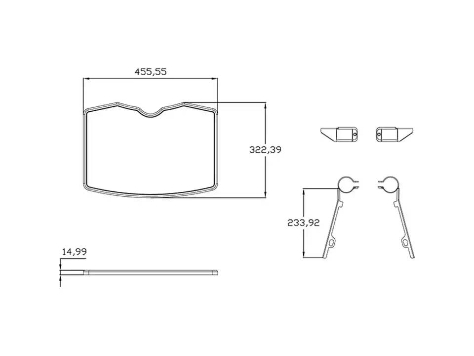 Plaukts Multibrackets M Public Floorstand Shelf Basic 150 Photo 8