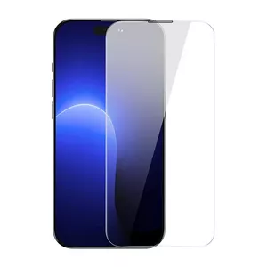 Закалённое стекло Baseus Crystal для iPhone 14 Pro 0,3 мм, пылезащитное, 2 шт.
