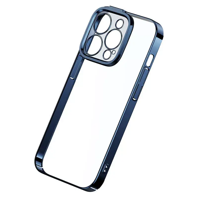 Case Baseus for iPhone 14 Pro — transparent glitter blue Photo 3