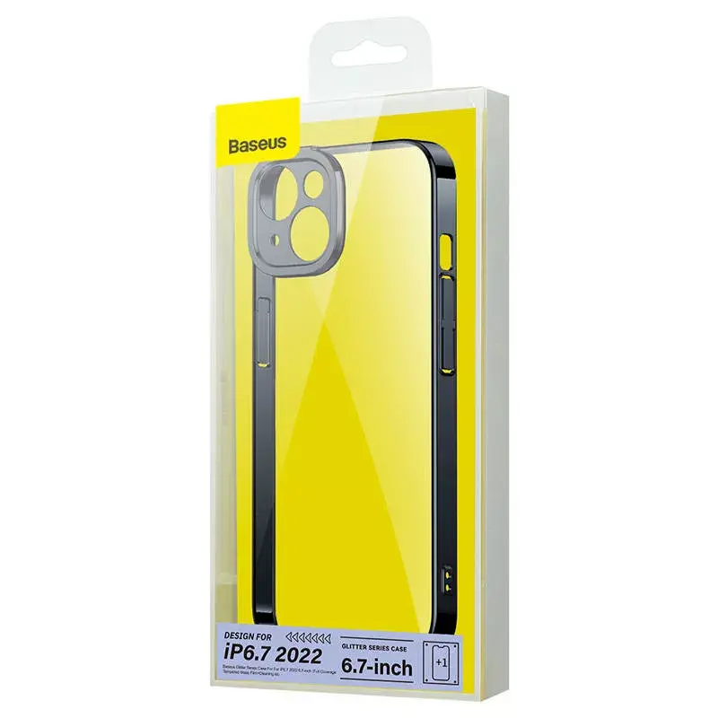 Baseus iPhone 14 Plus caurspīdīgs apvalks un rūdīts stikls Photo 6