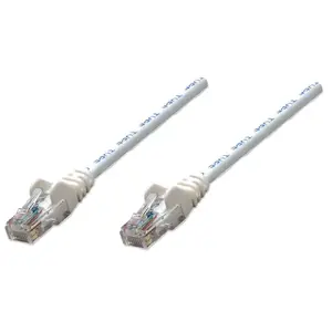 Network cable INTELLINET 320702 — Cat5e U/UTP, RJ-45 to RJ-45, 5 m, white