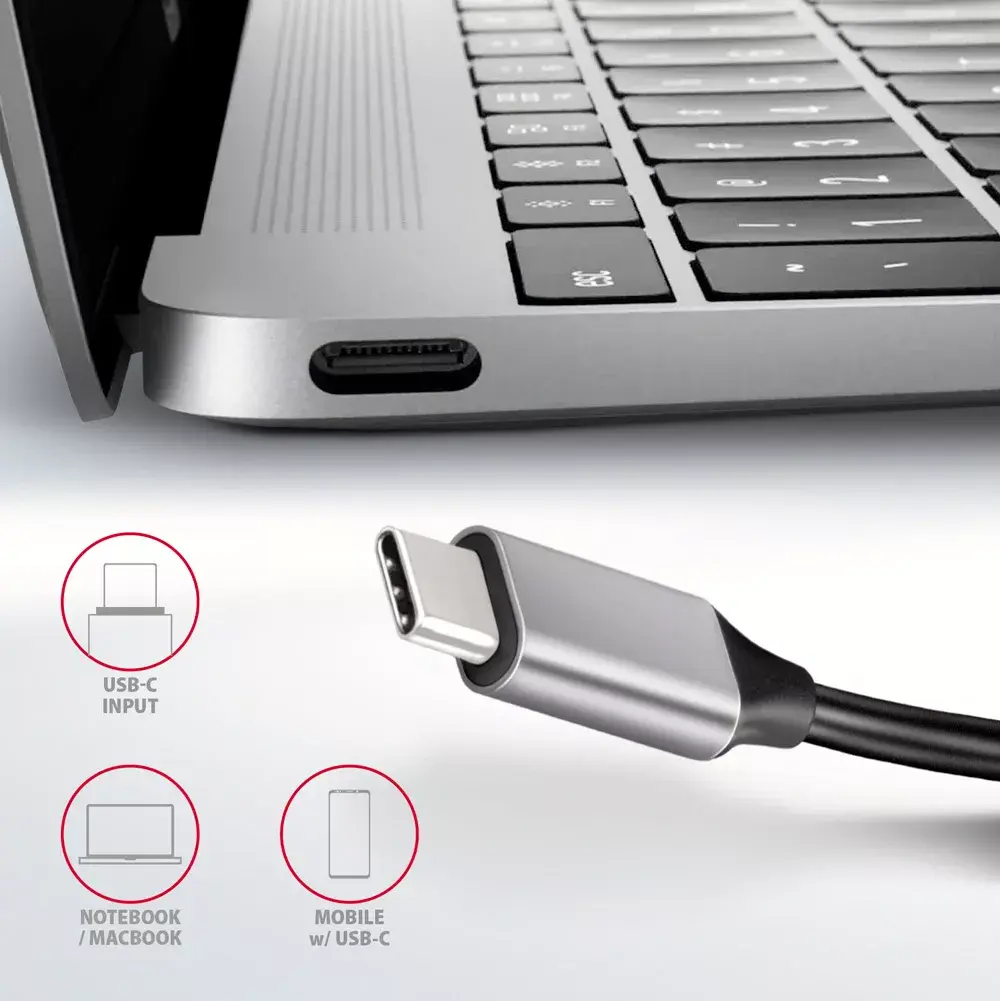 USB хаб Axagon HMC-HCR3A Photo 6