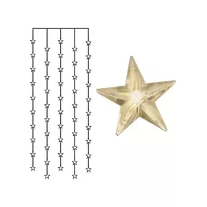 LED aizkaru gaisma Star Trading Star Curtain 50LED 0.9x2m — dekoratīvais LED aizkars
