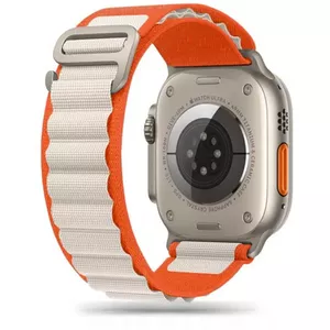 Nila stikla siksniņa Tech-Protect Apple Watch 42/44/45/49mm — oranža/pelēka