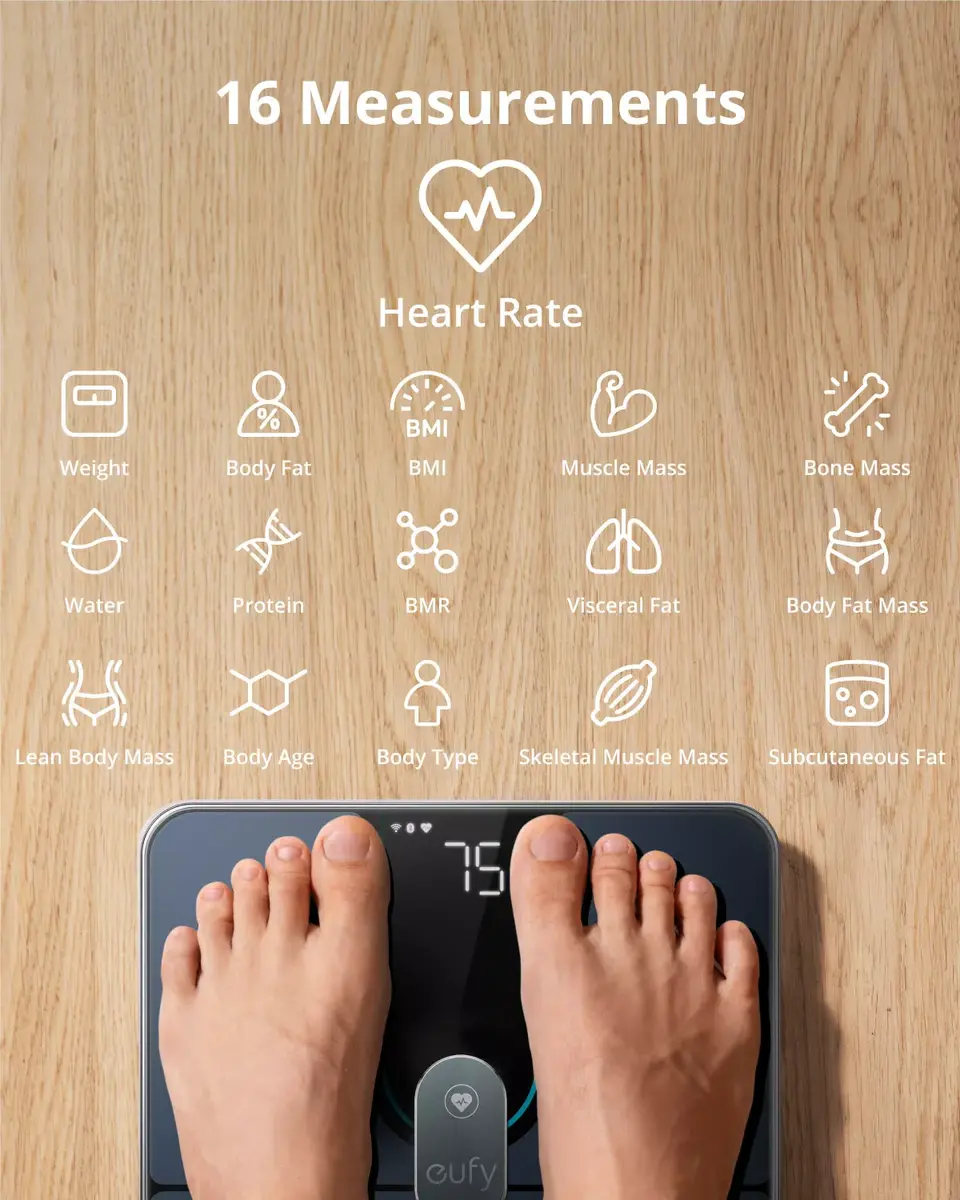 Электронные весы Eufy Smart Scale P2 Pro Photo 12