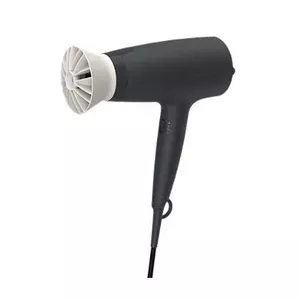 Фен Philips BHD302/00 1600 Вт чёрный, 3 уровня нагрева, 3 скорости, холодный обдув, 2 насадки