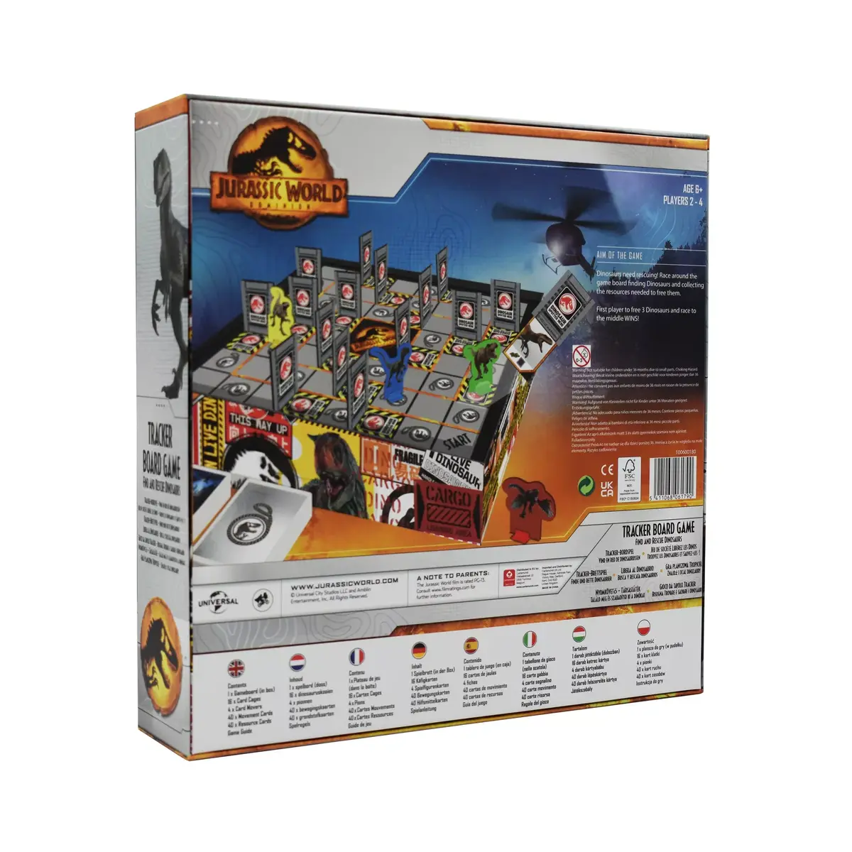 Cartamundi Jurassic World Dominion — World Tracker galda spēle Photo 7