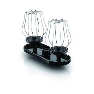 Double metal balloon beater for cream and egg whites