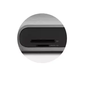 Built-in SD and Micro SD card readers