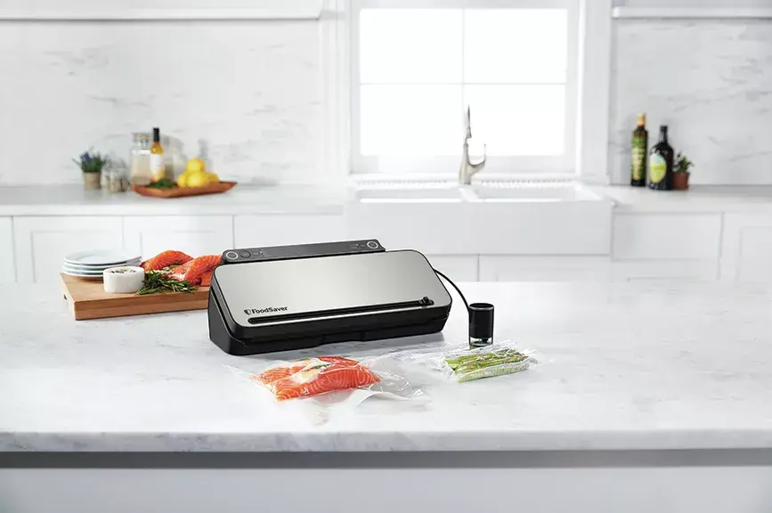 Вакуумный упаковщик FoodSaver VS3190X — черный/нержавеющая сталь Photo 2