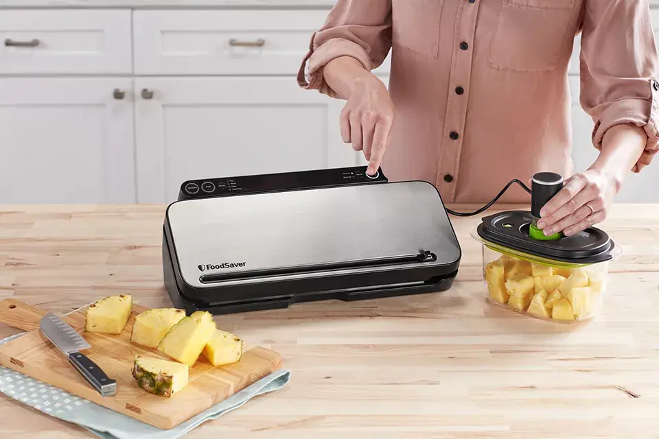 Вакуумный упаковщик FoodSaver VS3190X — черный/нержавеющая сталь Photo 3