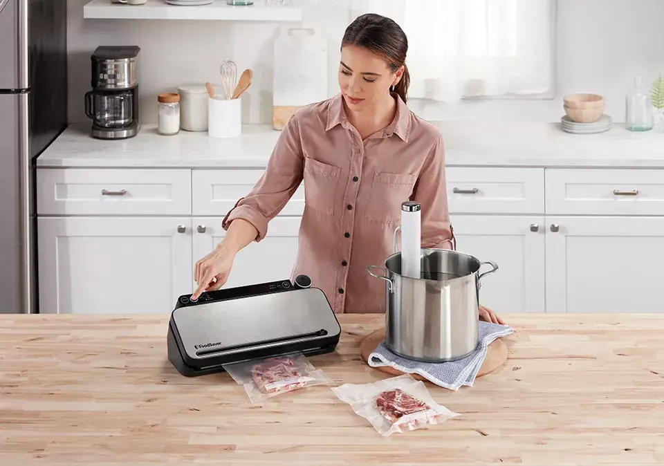 Вакуумный упаковщик FoodSaver VS3190X — черный/нержавеющая сталь Photo 4
