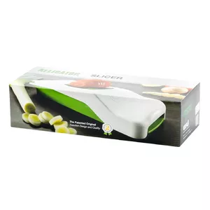 Ручной измельчитель Alligator Slicer 2020, пластиковый корпус, зелёно‑белый
