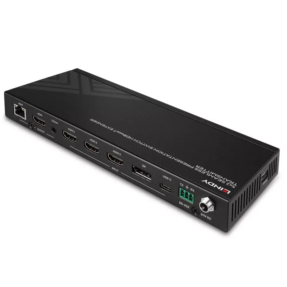AV pārraidītājs Lindy 5 Port Seamless Presentation Switch Photo 2