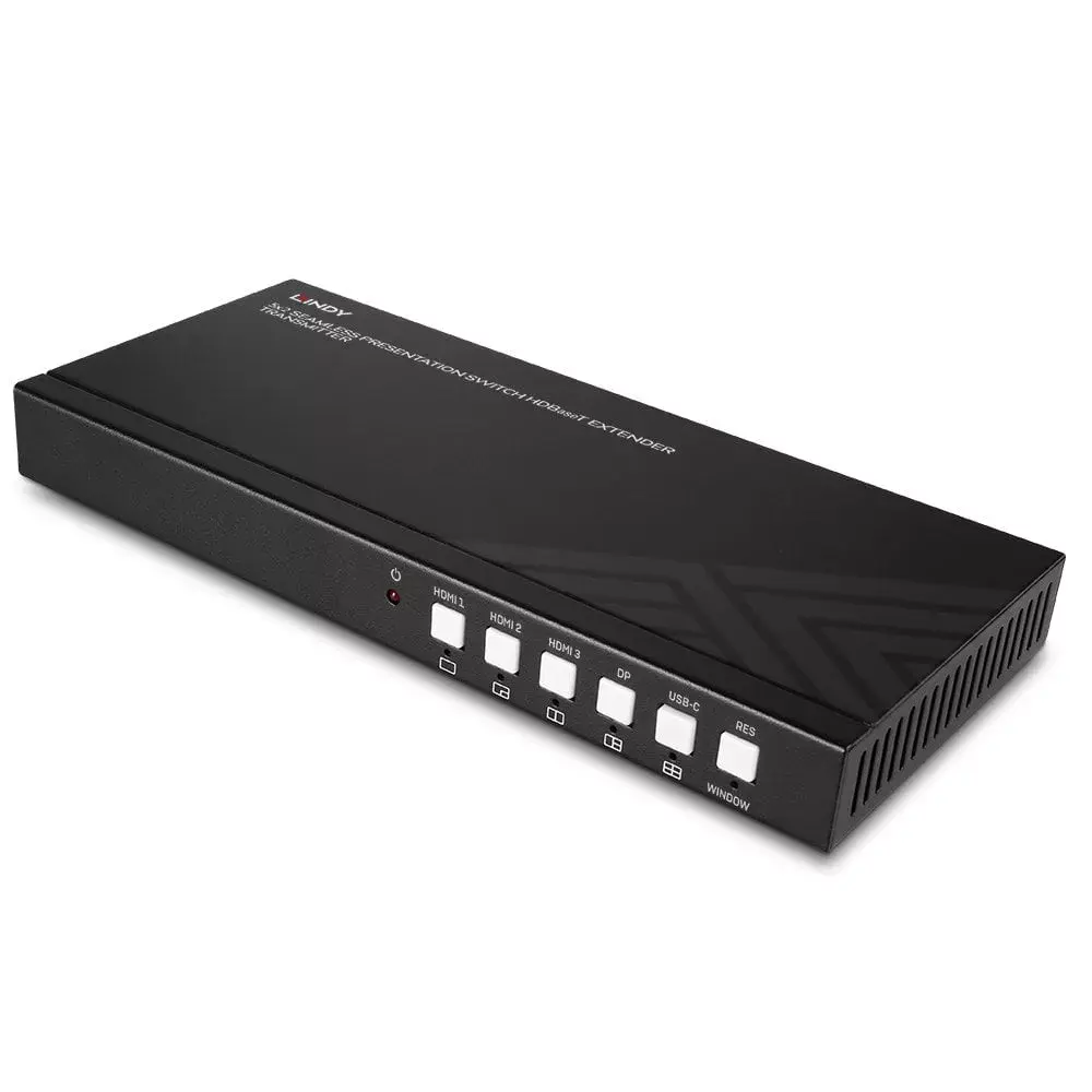 AV pārraidītājs Lindy 5 Port Seamless Presentation Switch Photo 5