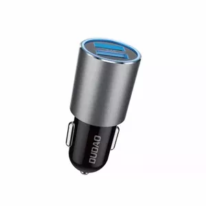 Dudao car charger 2x USB 3.4A gray (R5s gray)