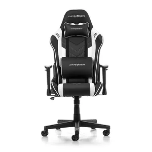 DXRacer PRINCE P132-NW Datorspēļu krēsls Polsterēts sēdeklis Melns, Balts