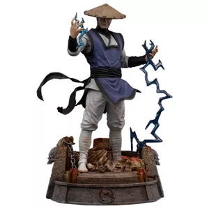 Collectible statue Iron Studios Raiden Art Scale 1/10 from Mortal Kombat – detailed 1/10 scale figure