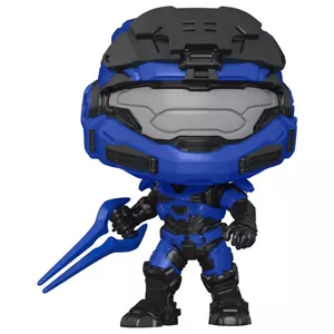Funko POP! collectible figure Halo Infinite Mark V-B with Blue Energy Sword, stylized vinyl figurine