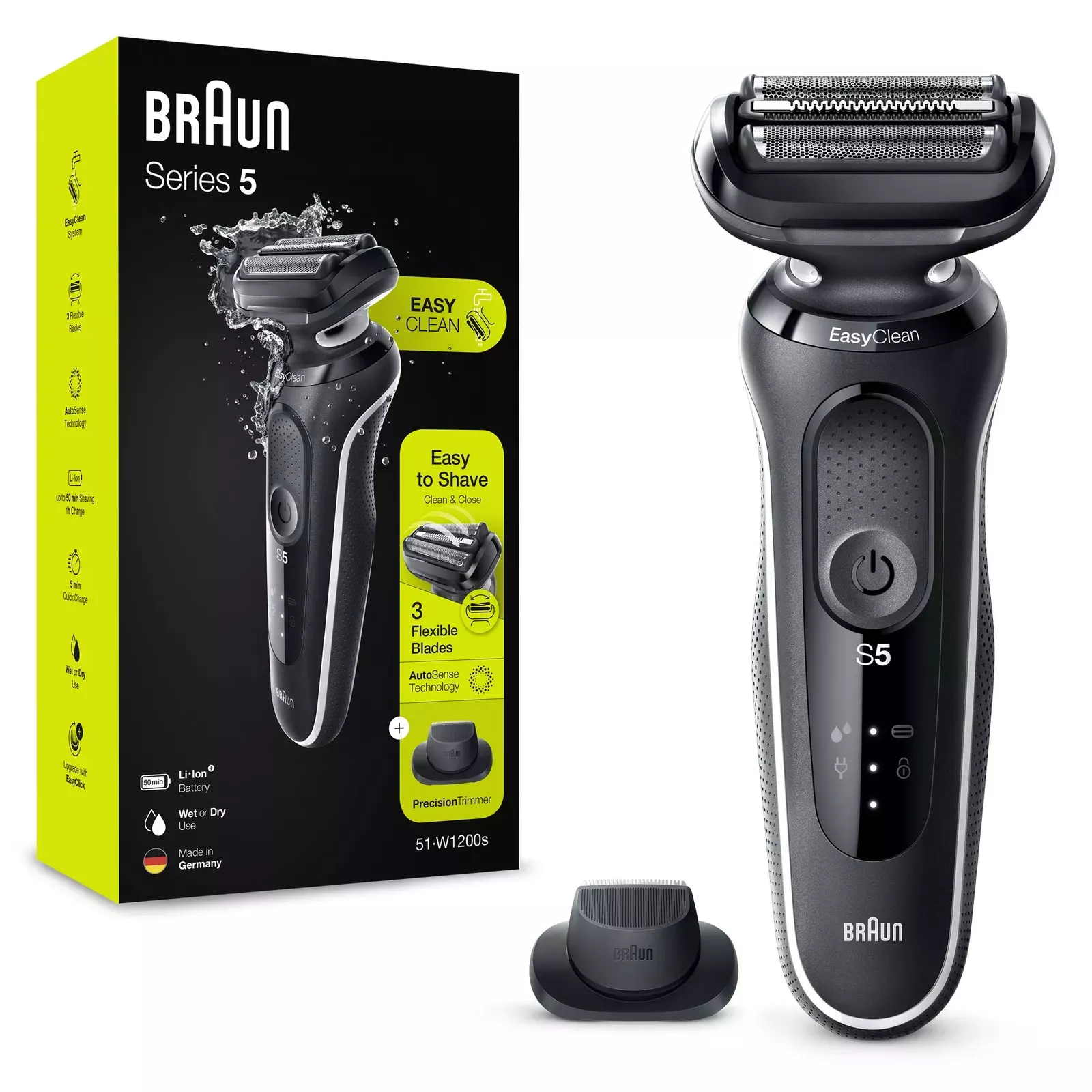 Braun Series 5 51-W1200s Foil 51-W1200s White | Shaves | AiO.lv