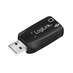 Внешняя USB звуковая карта LogiLink UA0053 с 5.1 кананами и подключением наушников 3.5 мм
