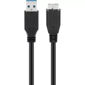 Goobay USB 3.0 SuperSpeed kabelis Melns 3 m USB A Micro-USB B 5 Gbit/s