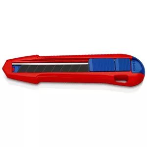 Нож универсальный Knipex CutiX 18 мм, модель 90 10 165 BK, выдвижной защитный нож