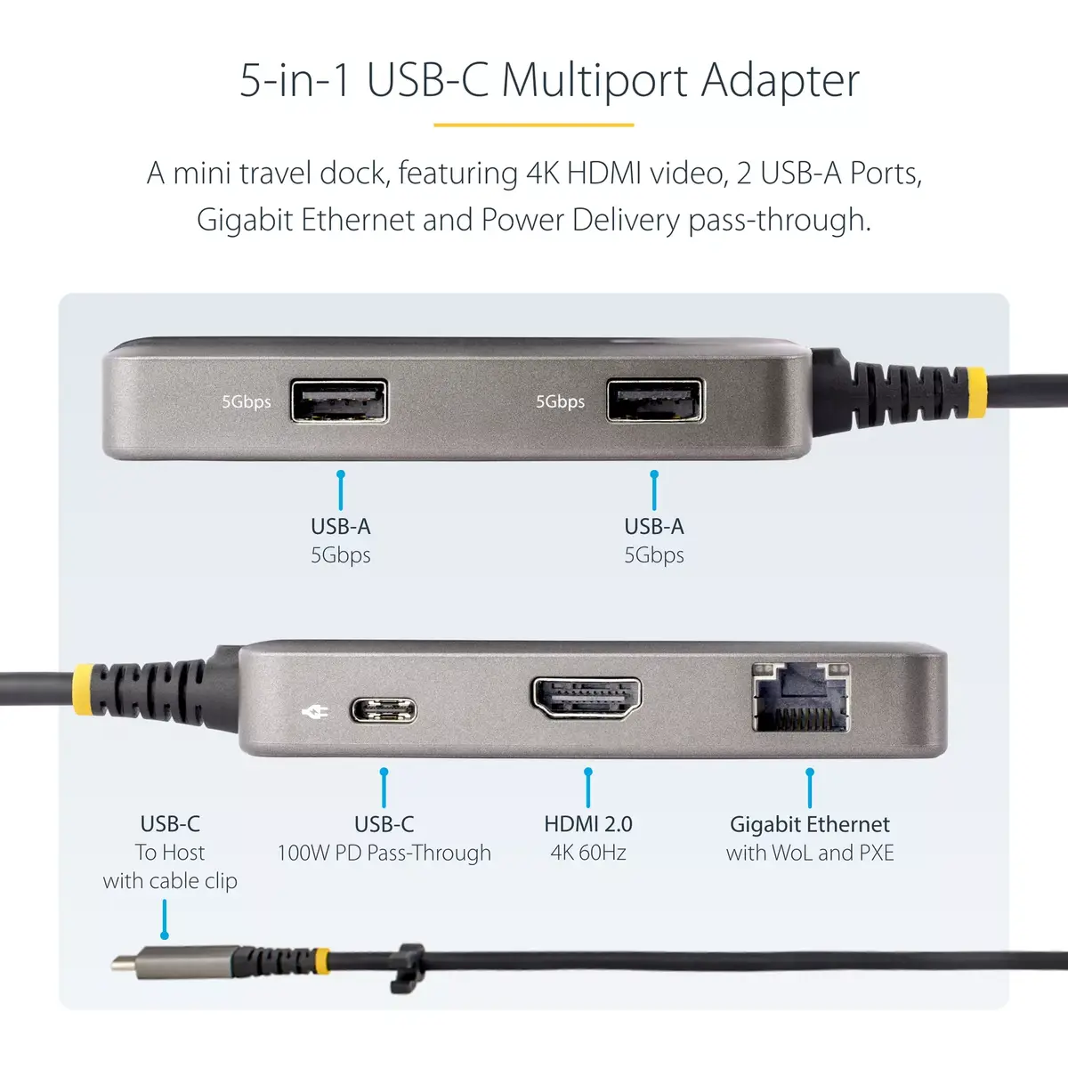 USB-C Multiport Adapter StarTech.com 103B-USBC-MULTIPORT Photo 9