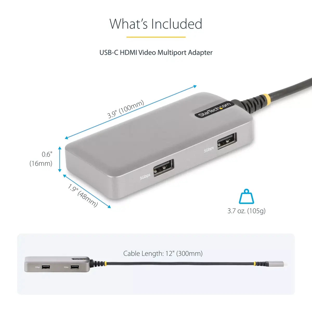 USB-C Multiport Adapter StarTech.com 103B-USBC-MULTIPORT Photo 13