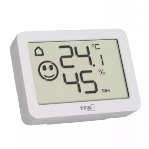Indoor Temperature & Humidity Sensor TFA-Dostmann 30.5055.02 Freestanding Wireless