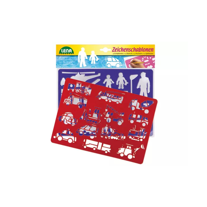 Simm Spielwaren Stencils Vehicles & People 65773 Photo 1