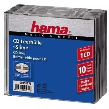 Hama 00051275 Plāns CD plastmasas ietvars
