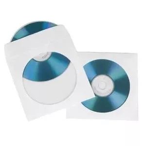 Hama 00049994 optisko disku vāciņš Aploksne 1 diski Balts