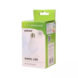 LED bulb E27 SW/MV-5 7W 4000K 825 lm with motion sensor