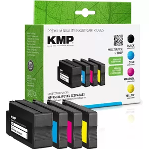 Kārtridžs KMP H100V 80 ml Melns 30 ml Zils Magenta Dzeltena