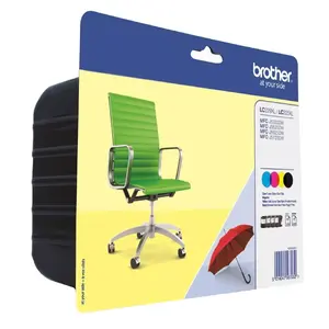 Brother LC-229XLVALBP Ink Cartridge Multipack, Black, Cyan, Magenta, Yellow