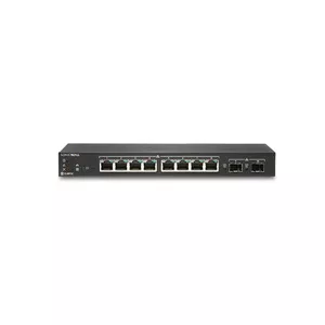 SonicWall SWS12-8 Managed L2 Gigabit Ethernet (10/100/1000) Black