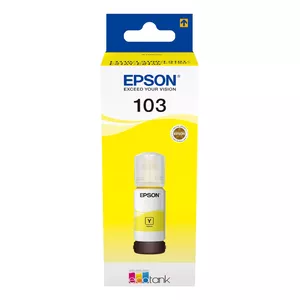 Epson 103 dzeltena tintes pudele EcoTank L3110, L3150, L3151, L3156, L5190 printeriem