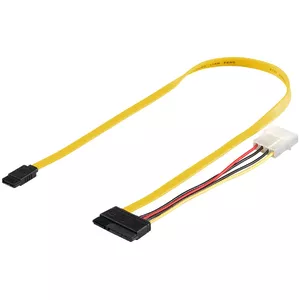 Goobay PC Data Cable SATA III 1.5/3/6 Gbit/s 7-pin 15-pin