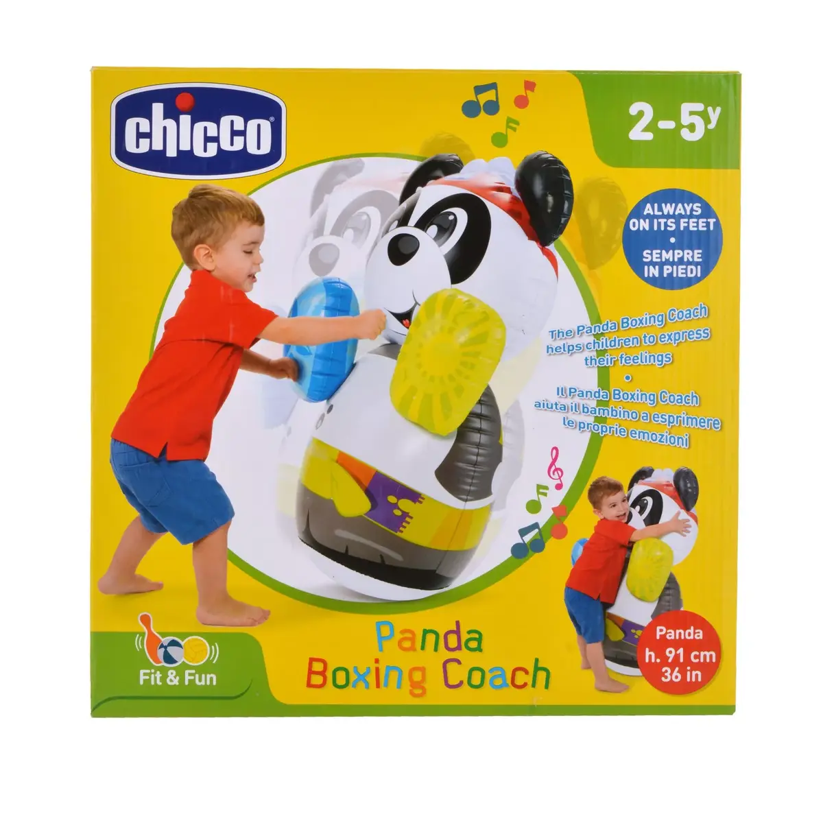 CHICCO PANDA BOX FIT FUN bērnu sporta rotaļu komplekts Photo 2
