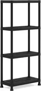 Storage Shelf Keter 135x60x30 cm, 4 Shelves, Plastic Utility Rack