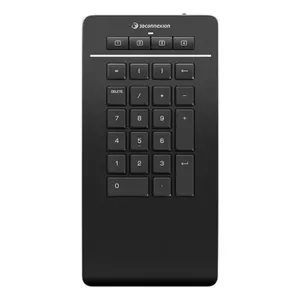 3Dconnexion Numpad Pro ciparu tastatūra Bluetooth USB RF Bezvadu Melna
