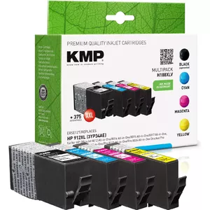 KMP MULTIPACK H 188XLV tintes kārtridžs 4 pcs Saderība Melns, Tirkīzzils, Fuksīns, Dzeltens