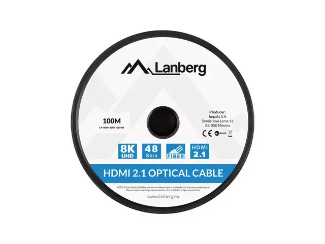 HDMI kabelis Lanberg CA-HDMI-30FB-1000-BK Photo 4