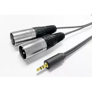 Кабель аудио Vivolink PROMJXLRS15 15м 3.5мм 2xXLR черный