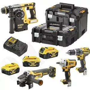 Аккумуляторный набор DeWalt DCK428P3T 18В с тремя аккумуляторами 5.0 А·ч и чемоданом TSTAK